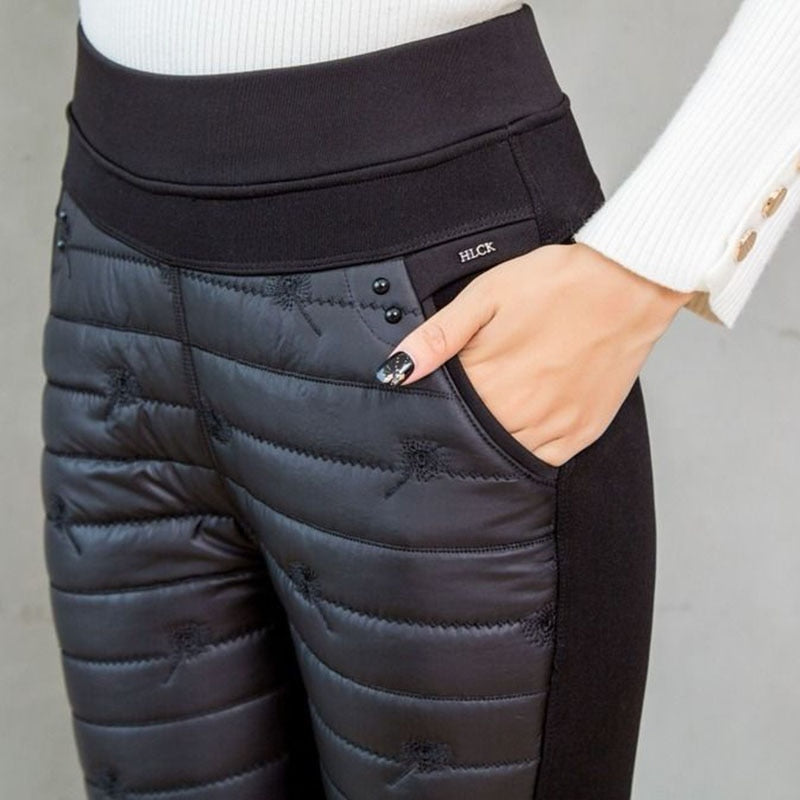 THERMOPLUS - HIGH WAIST WINTER DOWN PANTS