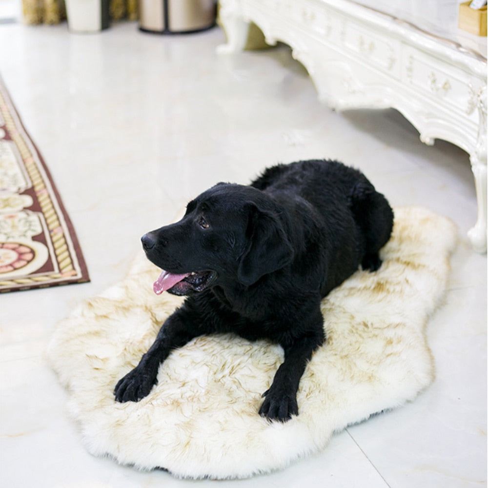 PUP FURBED - ORTHOPEDIC DOG BED WITH VEGAN FUR MEMORY FOAM