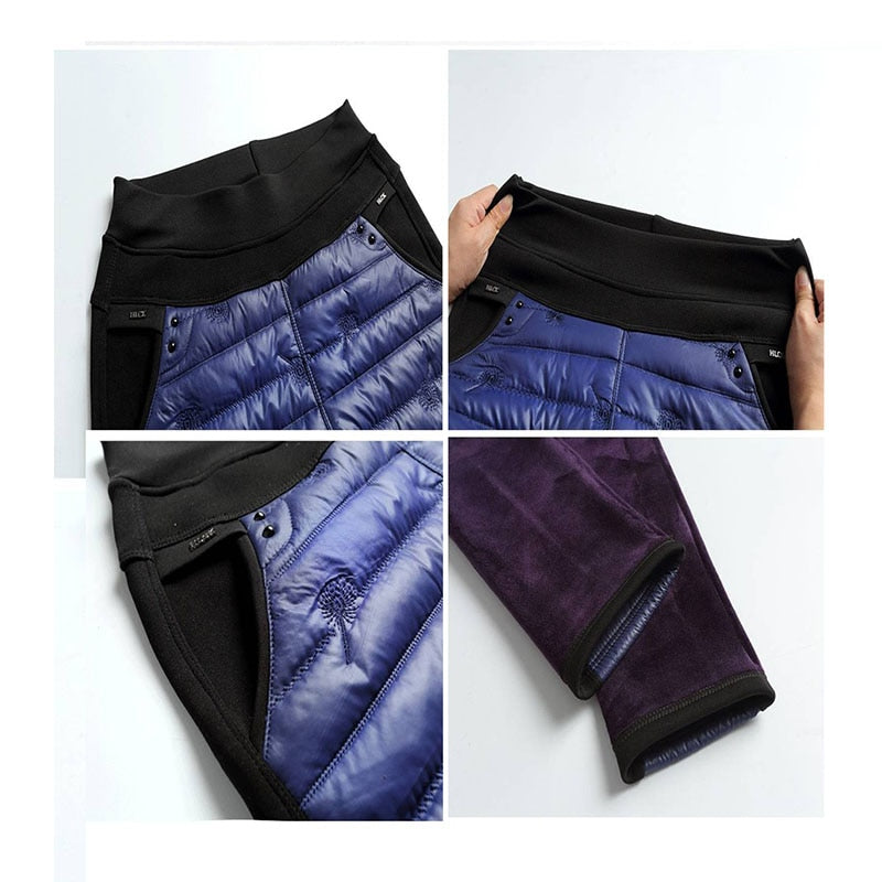 THERMOPLUS - HIGH WAIST WINTER DOWN PANTS