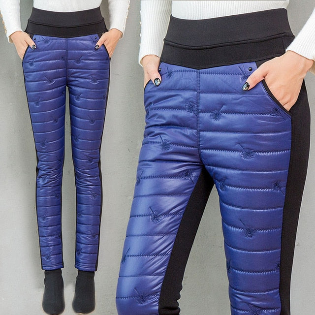 THERMOPLUS - HIGH WAIST WINTER DOWN PANTS