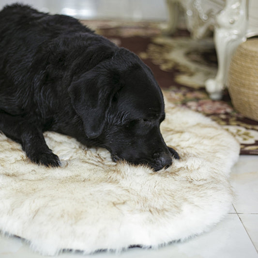 PUP FURBED - ORTHOPEDIC DOG BED WITH VEGAN FUR MEMORY FOAM