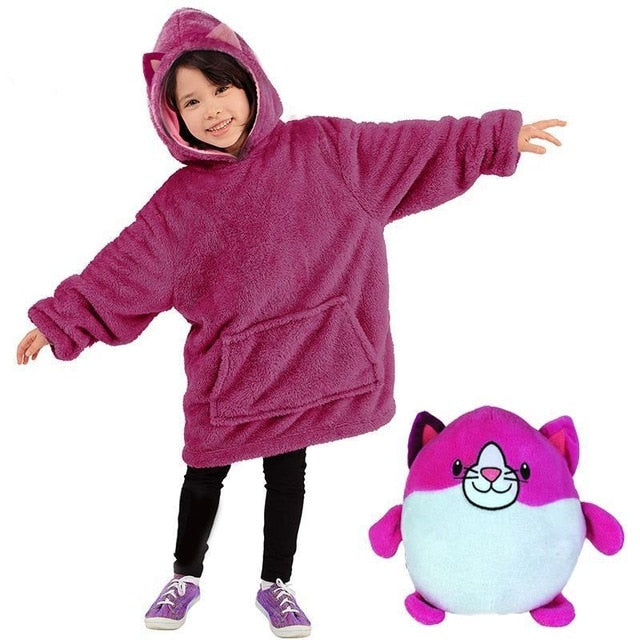 HOODIE PETS - CONVERTIBLE PLUSH PET HOODIES