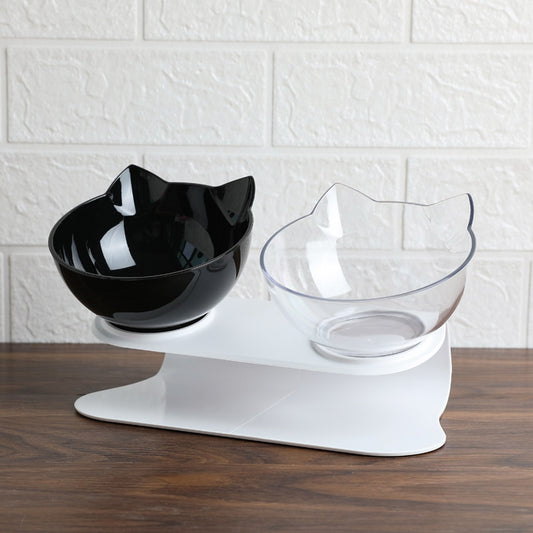 HEALTHY BOWL - ANTI-VOMITING TILTED ELEVATED PET BOWL SET