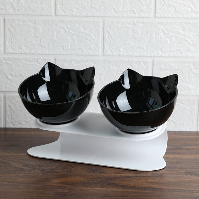 HEALTHY BOWL - ANTI-VOMITING TILTED ELEVATED PET BOWL SET