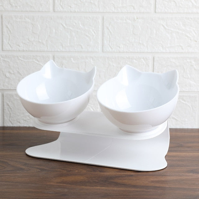 HEALTHY BOWL - ANTI-VOMITING TILTED ELEVATED PET BOWL SET