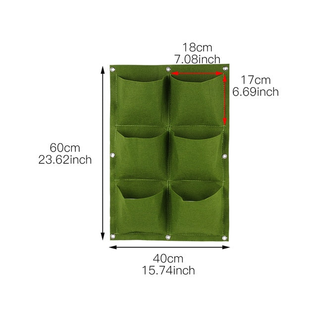 GREENPOCKETS - VERTICAL GARDEN GROW BAGS