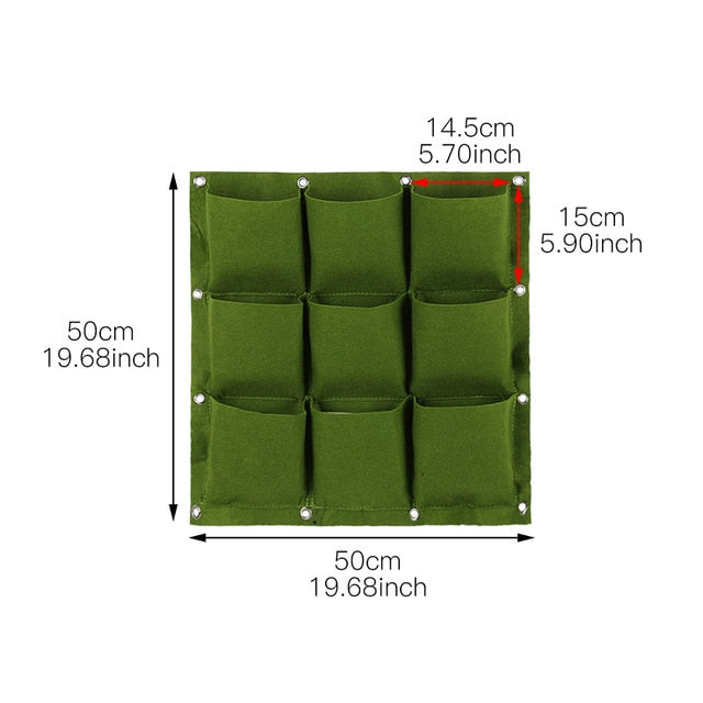 GREENPOCKETS - VERTICAL GARDEN GROW BAGS