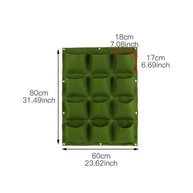 GREENPOCKETS - VERTICAL GARDEN GROW BAGS