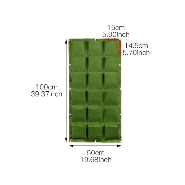 GREENPOCKETS - VERTICAL GARDEN GROW BAGS