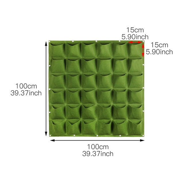 GREENPOCKETS - VERTICAL GARDEN GROW BAGS