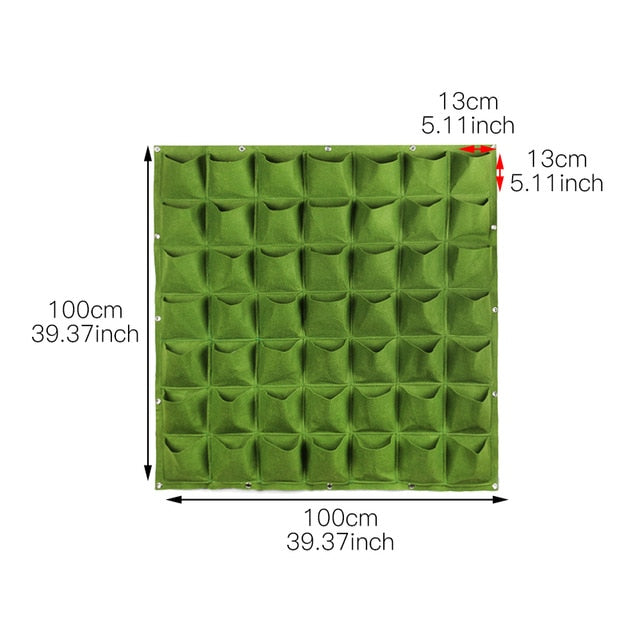 GREENPOCKETS - VERTICAL GARDEN GROW BAGS