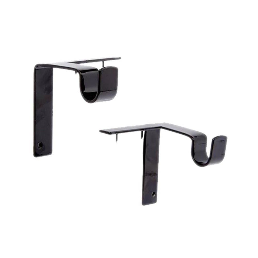 TAP BRACKET - NO-DRILL CURTAIN ROD TAP-IN HOLDERS (1 PAIR)