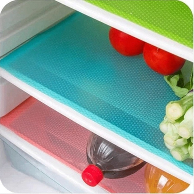 SANIMAT - ANTI-ANTIBACTERIAL REFRIGERATOR MATS (4PCS)