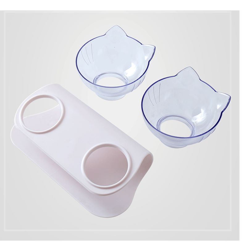 HEALTHY BOWL - ANTI-VOMITING TILTED ELEVATED PET BOWL SET