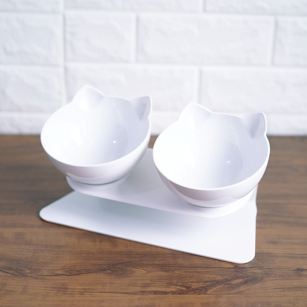 HEALTHY BOWL - ANTI-VOMITING TILTED ELEVATED PET BOWL SET