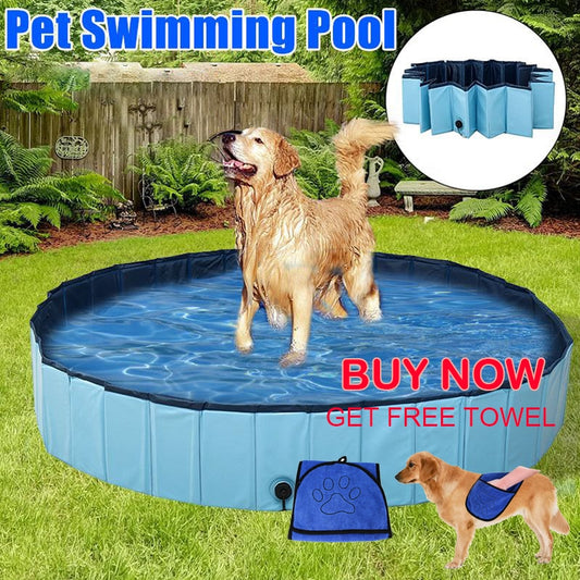 PAWSWIM - COLLAPSIBLE DOG SWIMMING POOL