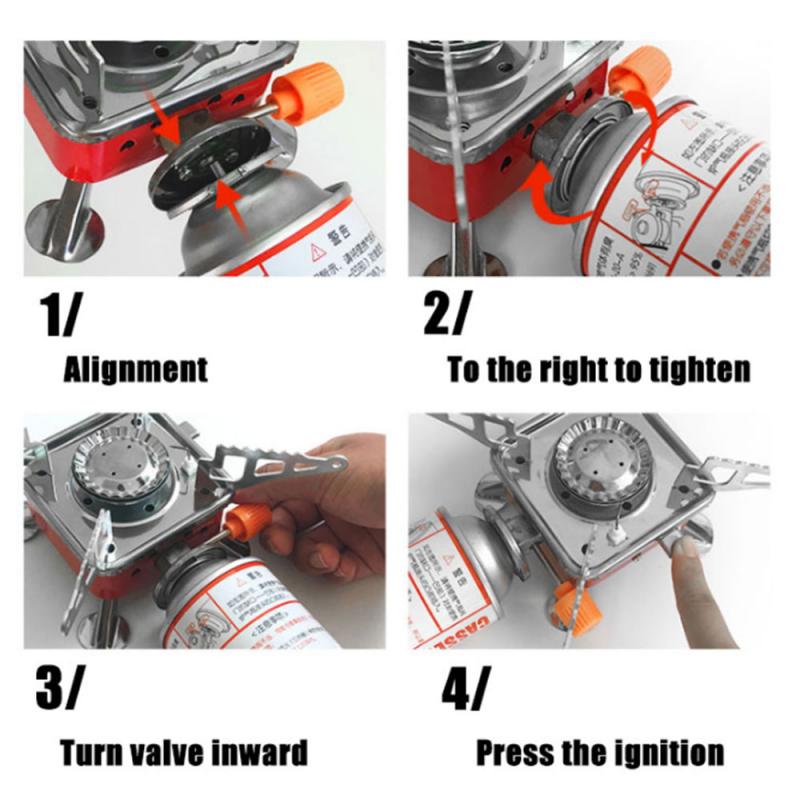 COMPACTSTOVE - WINDPROOF FOLDABLE STOVE BURNER