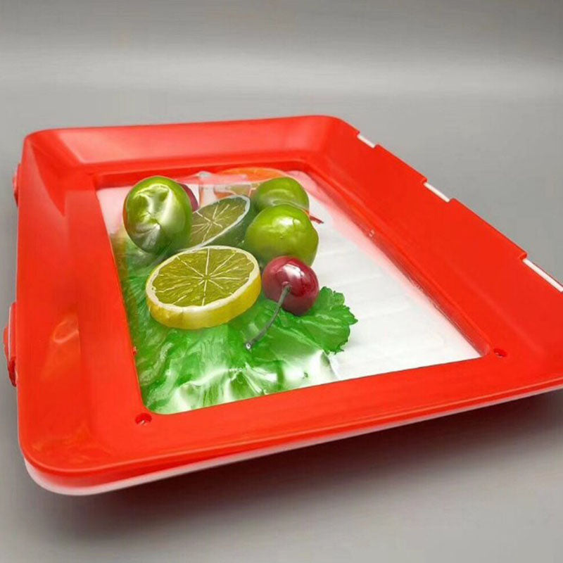 Reusable Food Plastic Fresh-Keeping Tray Detachable Food Preservation Tray