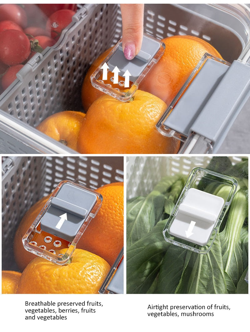 FRESHKEEP - MULTIFUNCTIONAL PRODUCE FRESH KEEPING STORAGE BOX