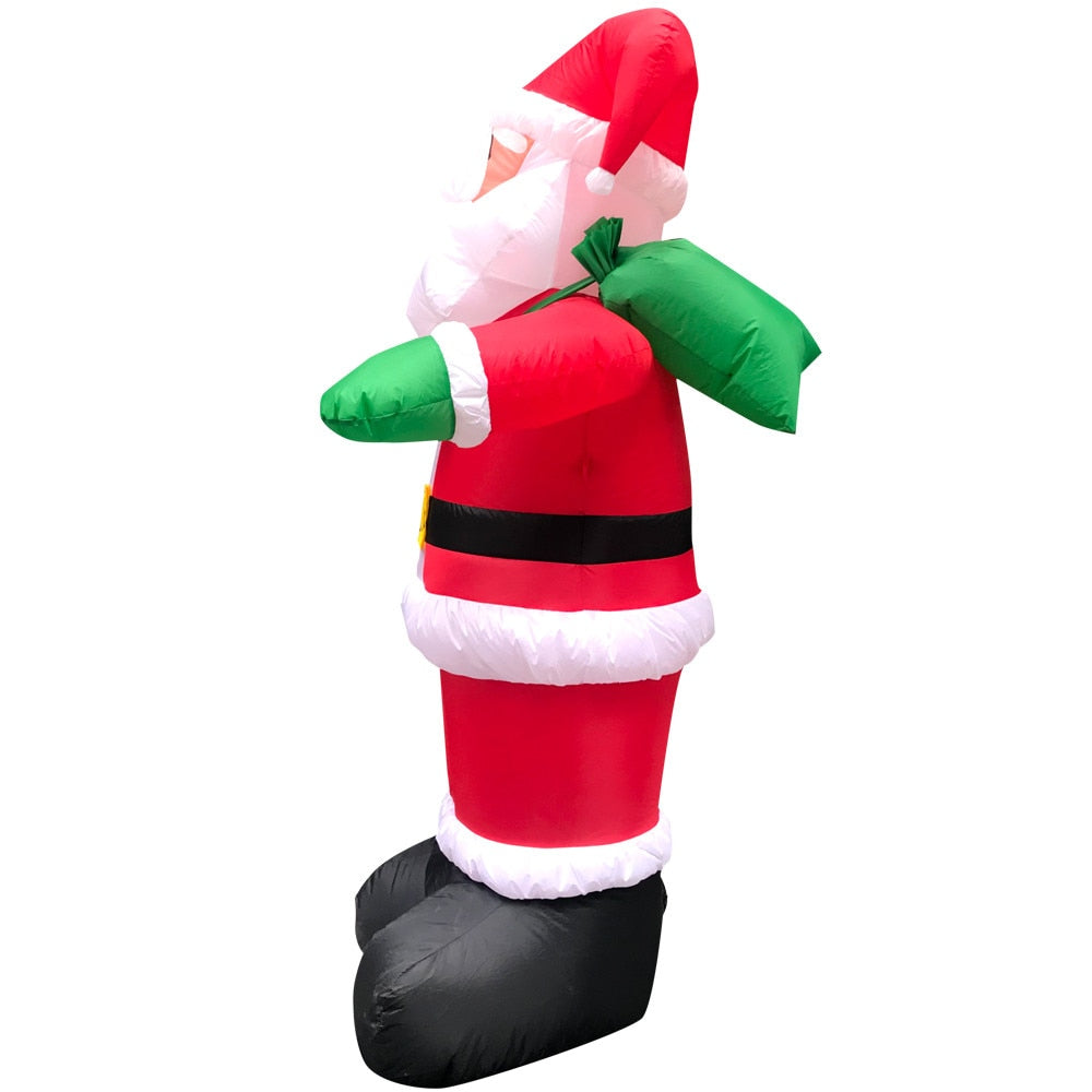 INFLATABLE LIGHTED SANTA CLAUS