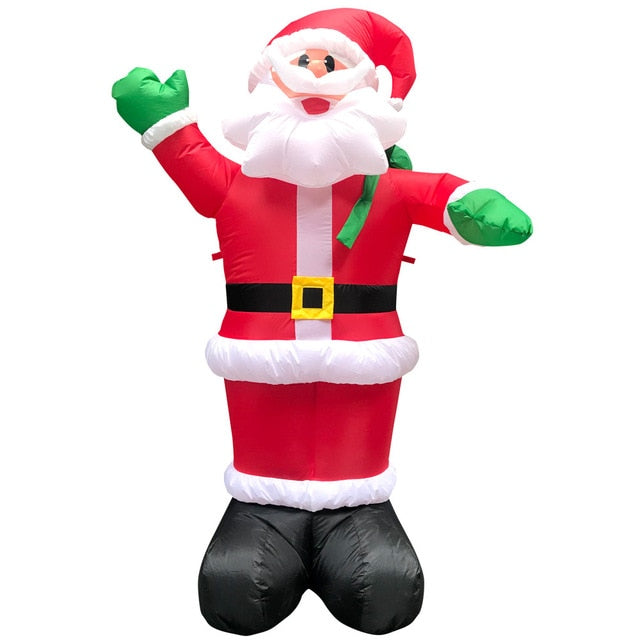 INFLATABLE LIGHTED SANTA CLAUS