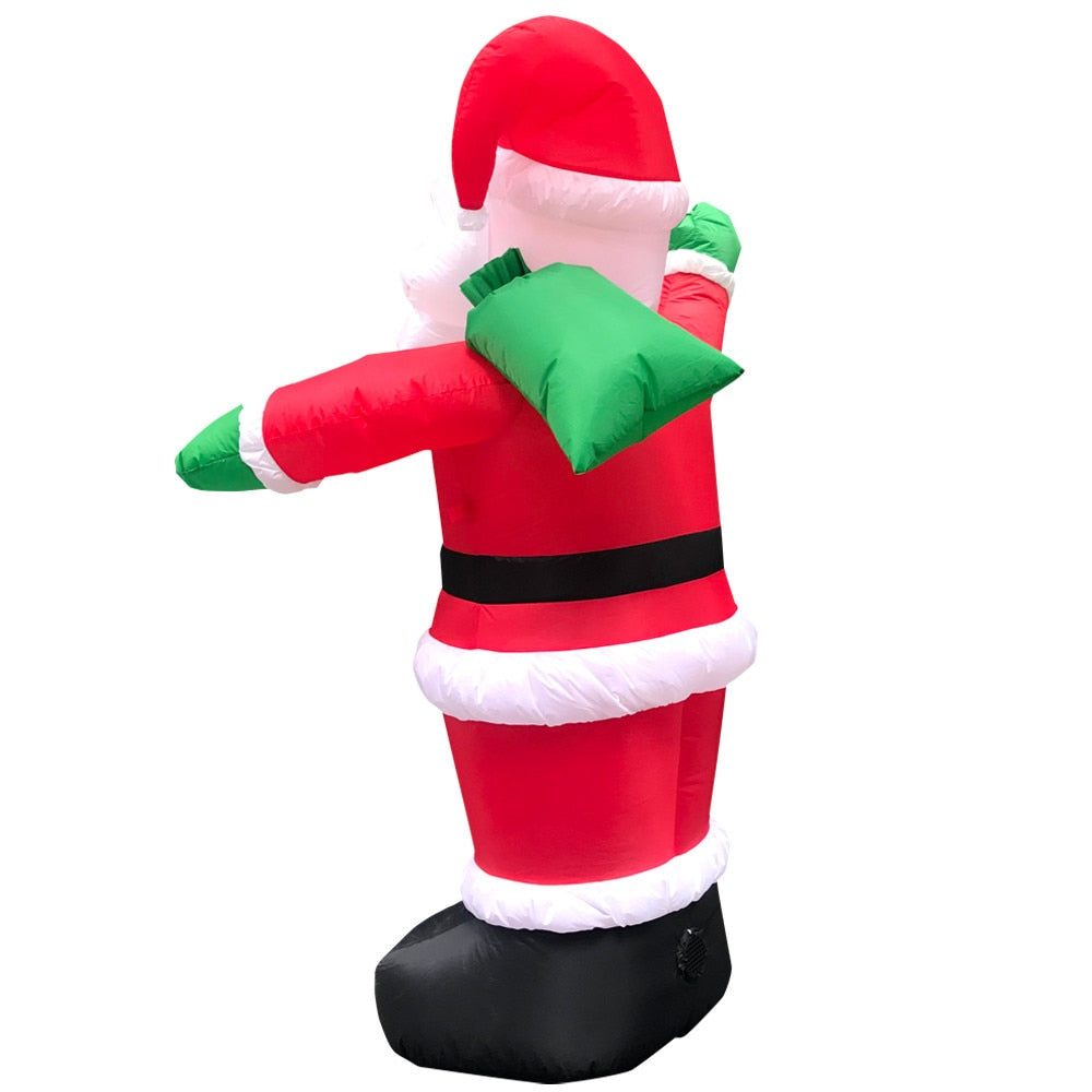 INFLATABLE LIGHTED SANTA CLAUS