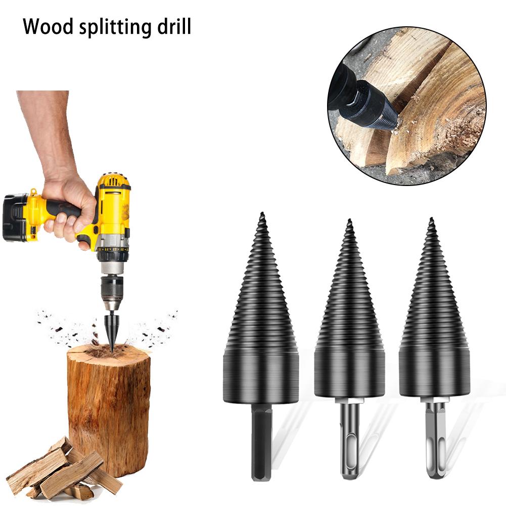 WOOD BREAKER - DRILL BIT FIREWOOD SPLITTER