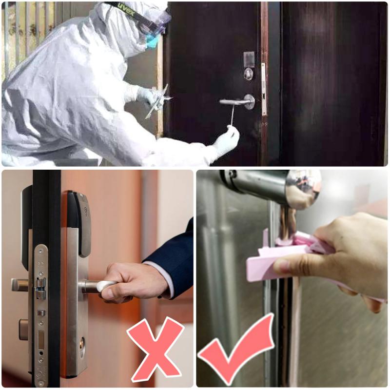 NOTOUCHY - SELF-STERILIZING DOOR HANDLE OPENER AND ELEVATOR PRESSER STICK