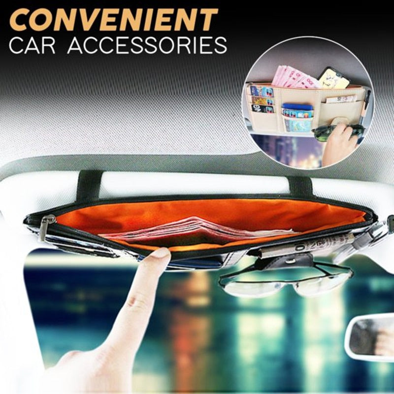 VISORPLUS - ALL IN ONE CAR SUN VISOR ORGANIZER